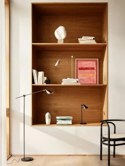 Fritz Hansen Skrivebordslamper|Spots<MS021 Bordlampe, sort PVD fra