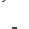 Fritz Hansen Gulvlamper|Spots<MS011 Gulvlampe, sort PVD fra