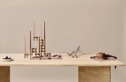 STOFF Nagel Gaver Til Hende|Gaver Til Ham<Nagel Lysestage, børstet krom fra