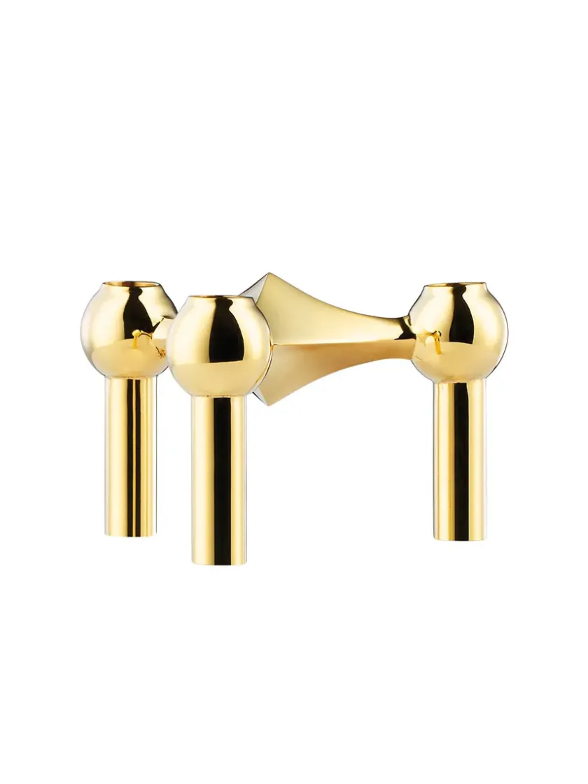 STOFF Nagel Gaver Til Hende|Gaver Til Ham<Nagel Lysestage, børstet krom fra