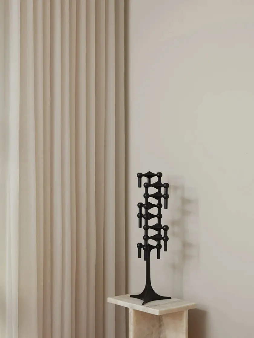 STOFF Nagel Gaver Til Ham|Gaver Til Hende<Nagel Lysestage, børstet messing fra