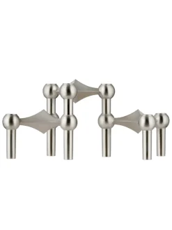 STOFF Nagel Lysestager<Nagel Lysestage, messing fra