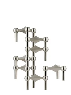 STOFF Nagel Gaver Til Ham|Lysestager<Nagel Lysestage, sort fra