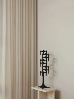 STOFF Nagel Gaver Til Ham|Lysestager<Nagel Lysestage, sort fra