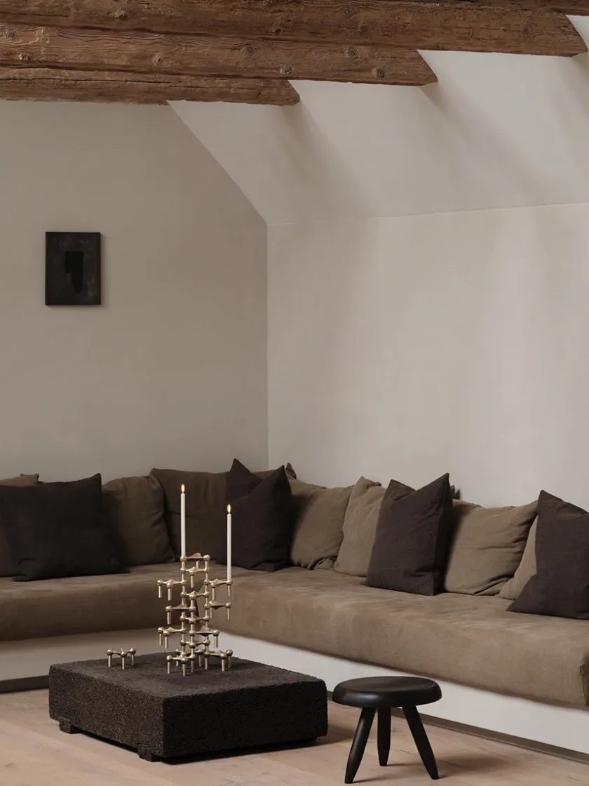 STOFF Nagel Gaver Til Ham|Lysestager<Nagel Lysestage, sort fra