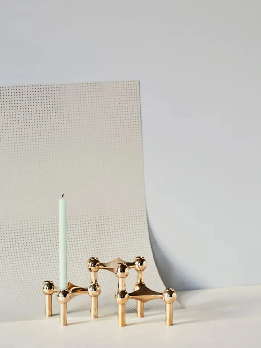 STOFF Nagel Gaver Til Ham|Lysestager<Nagel Lysestage, sort fra