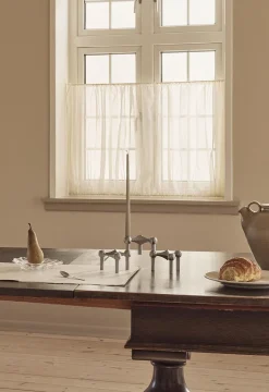 STOFF Nagel Lysestager<Nagel Lysestage, sort krom fra