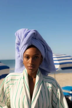 Bongusta Gaver Til Ham|Gaver Til Hende<Naram badekåbe, Camel & Ultramarine fra