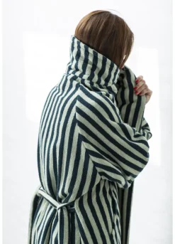 Bongusta Tøj|Badeværelsestekstiler<Naram badekåbe, Dazzling Blue & Rose fra