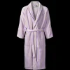 Bongusta Tøj|Badeværelsestekstiler<Naram badekåbe, Lilac & Neon Yellow fra