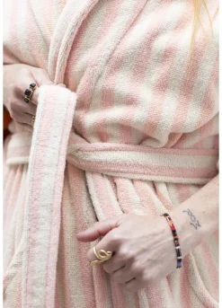 Bongusta Tøj|Badeværelsestekstiler<Naram badekåbe, Tropical & Creme fra