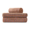 Bongusta Gaver Til Hende|Badeværelsestekstiler<Naram towel - Camel & Ultramarine blue fra