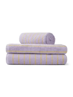 Bongusta Gaver Til Hende|Badeværelsestekstiler<Naram towel - Lilac & Neon yellow fra