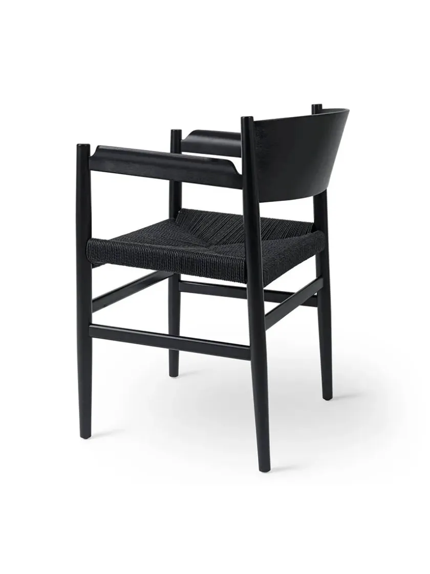 Mater Spisebordsstole<Nestor armstol, sort bøg fra