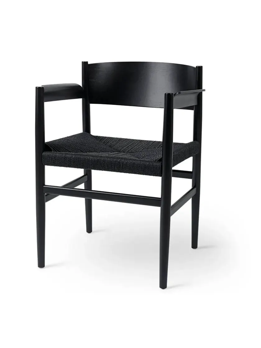 Mater Spisebordsstole<Nestor armstol, sort bøg fra