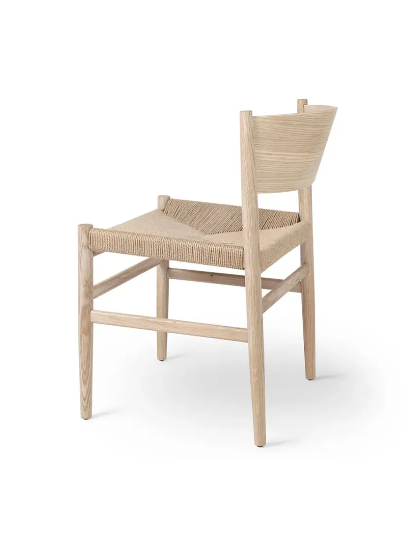 Mater Spisebordsstole<Nestor stol, sort bøg med natur flet fra