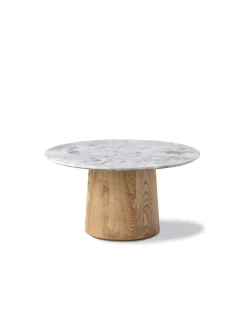 Fredericia Furniture Sofaborde<Niveau Coffee Table Ø 61 cm fra