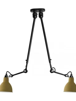Lampe Gras Spots|Pendler<Nr. 302 dobbelt loftlampe fra