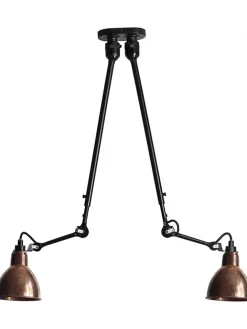 Lampe Gras Spots|Pendler<Nr. 302 dobbelt loftlampe fra