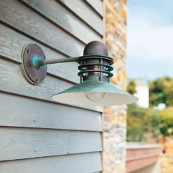 Louis Poulsen Væglamper|Udendørslamper<Nyhavn Kobber Væglampe fra