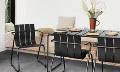 Mater Haveborde<Ocean bord 140x70, sort fra