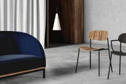 Stellar Works Spisebordsstole<Ori Dining Armchair, black oak fra