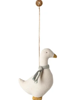 Maileg Juletræspynt<Ornament Gås, blå fra