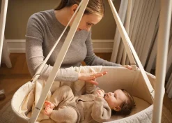 Børn Moonboon Gaver|Gaver Til Børn<Oval Vugge, nature fra