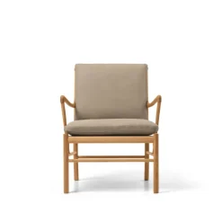 Carl Hansen & Søn Loungestole|Lænestole<OW149 Colonial lænestol, valnød olie, Terra-læder af Ole Wanscher