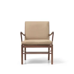Carl Hansen & Søn Loungestole|Lænestole<OW149 Colonial lænestol, valnød olie, Terra-læder af Ole Wanscher