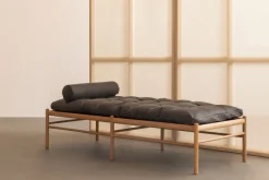 Carl Hansen & Søn Daybeds|Sofaer<OW150 daybed eg olie, Terra-læder af Ole Wanscher