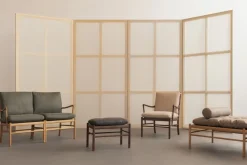 Carl Hansen & Søn Daybeds|Sofaer<OW150 daybed eg olie, Terra-læder af Ole Wanscher