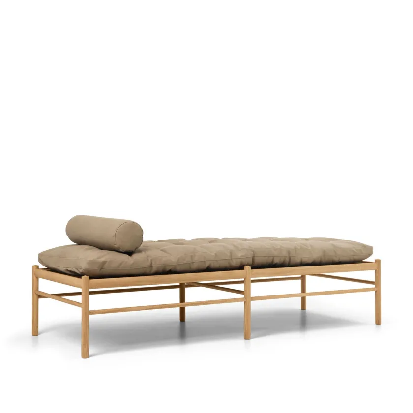Carl Hansen & Søn Daybeds|Sofaer<OW150 daybed eg olie, Terra-læder af Ole Wanscher