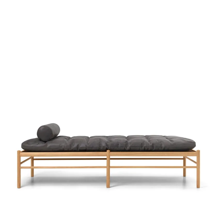 Carl Hansen & Søn Daybeds|Sofaer<OW150 daybed eg olie, Terra-læder af Ole Wanscher