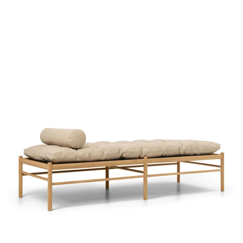 Carl Hansen & Søn Daybeds|Sofaer<OW150 daybed eg olie, Terra-læder af Ole Wanscher