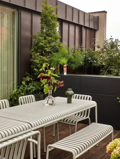 HAY Havebænke<Palissade Bench, hot galvanised fra