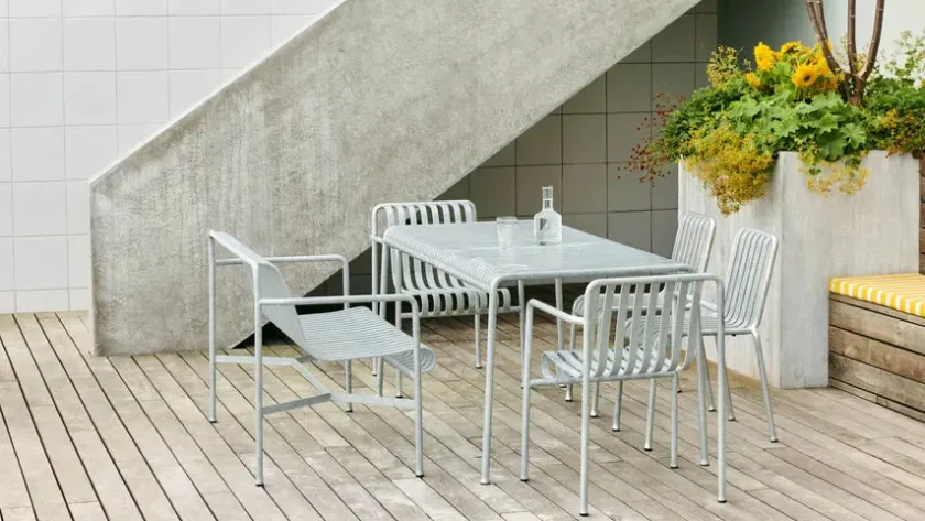 HAY Havestole<Palissade Chair, antracit fra