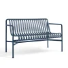 HAY Havebænke<Palissade Dining Bench Armrest, Deep Blue fra