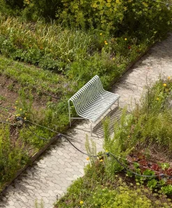 HAY Havebænke<Palissade Dining Bench uden armlæn, iron red fra