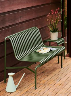 HAY Havebænke<Palissade Dining Bench uden armlæn, iron red fra