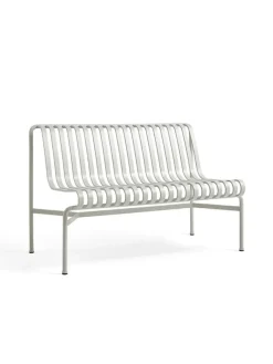 HAY Havebænke<Palissade Dining Bench uden armlæn, hot galvanised fra