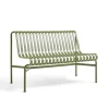 HAY Havebænke<Palissade Dining Bench uden armlæn, olive fra