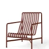 HAY Udendørs Loungemøbler|Havestole<Palissade Lounge Chair High, iron red fra