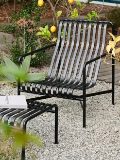 HAY Udendørs Loungemøbler|Havestole<Palissade Lounge Chair High, iron red fra