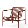 HAY Udendørs Loungemøbler|Havestole<Palissade Lounge Chair Low, iron red fra