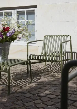 HAY Udendørs Loungemøbler|Havestole<Palissade Ottoman, iron red fra