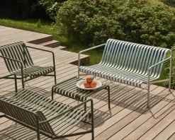 HAY Udendørs Loungemøbler|Havestole<Palissade Ottoman, iron red fra