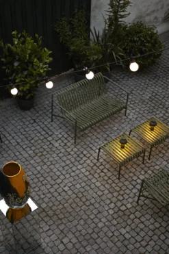 HAY Udendørs Loungemøbler|Havestole<Palissade Ottoman, iron red fra