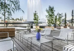 HAY Udendørs Loungemøbler|Havestole<Palissade Ottoman, iron red fra