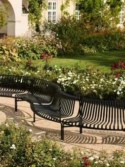 HAY Havebænke<Palissade Park Dining Bench, out, antracit fra